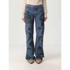 Etro Jeans Woman Burgundy